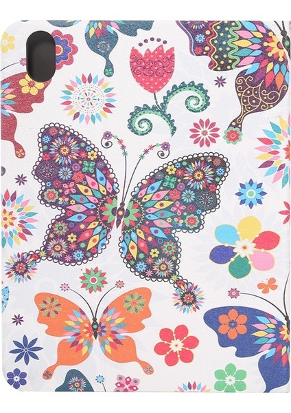 Ipad Için 10. Nesil 10.9 2022 Boyalı Voltaj Kalem Yuvası Tablet Akıllı Kılıf (Renkli Kelebek) (Yurt Dışından) fırsatları