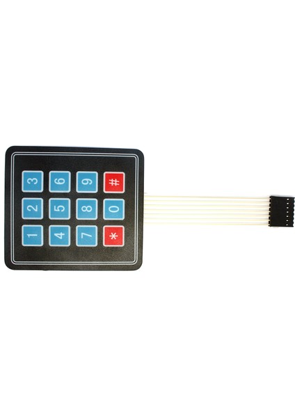 3x4 Membran Tuş Takımı - Keypad