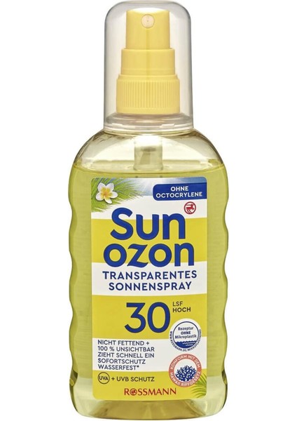 Güneş Spreyi Transparent Spf 30 200 ml