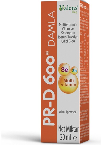 Pr-D 600 Damla 20 Ml