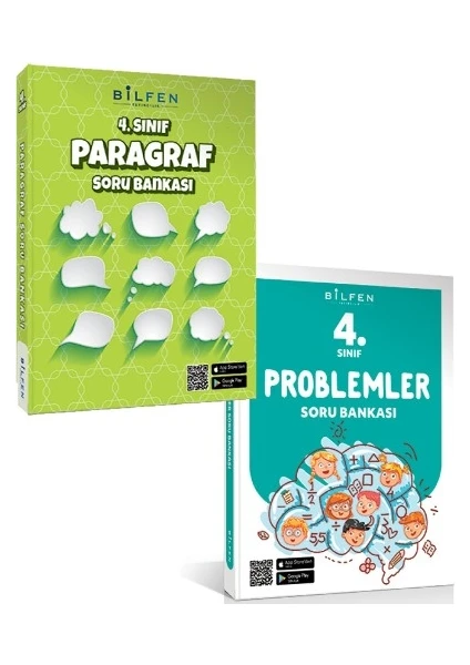 Bilfen Yayınları 4. Sınıf Problemler Paragraf Soru Bankası Seti