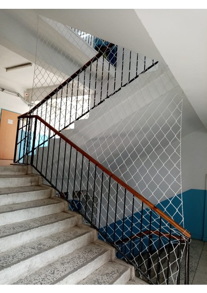 4x30 Mt Okul Merdiven Filesi Merdiven Güvenlik Filesi