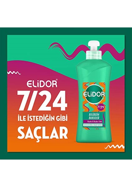 7/24 Şekillendirici Saç Bakım Kremi Belirgin Bukleler, 300 Ml 1 Adet modelleri
