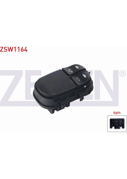 Ford Focus I 1998-2004 Cam Açma Anahtarı Çiftli 6 Pin YS4T14529AA|7S4T14529AA