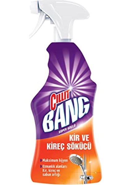 Süper Güçlü Kir ve Kireç Çözücü Sprey (1 x 750 Ml)