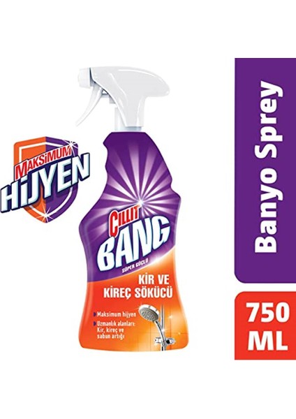 Süper Güçlü Kir ve Kireç Çözücü Sprey (1 x 750 Ml)