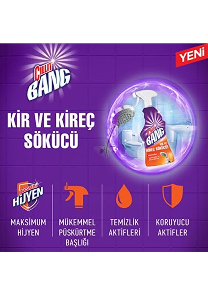 Süper Güçlü Kir ve Kireç Çözücü Sprey (1 x 750 Ml)