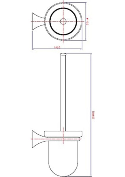 Bocchi Novara Tuvalet Fırçalık Krom 3016 0011 fiyatları