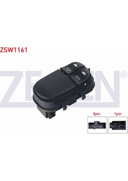 Ford Focus I 1998-2004 Cam Açma Anahtarı Çiftli 9 Pin 2 Cam Otomatik 98AG14529AC