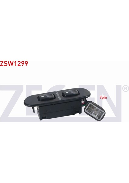 Hyundaı H100 1993-2004 Cam Açma Anahtarı Çiftli 7 Pin 93691-43320
