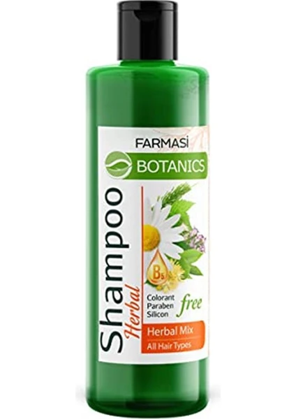 Botanics Herbal Mix Şampuan Tüm Saç Tipleri Için 500 Ml