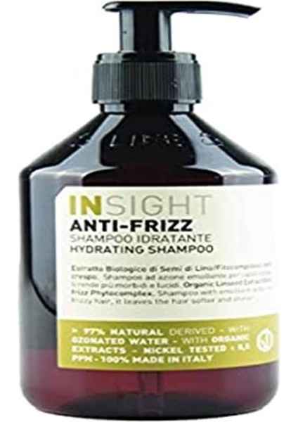 Anti-Frizz Kabaran Saçlar Için Nemlendirici Şampuan 400ml