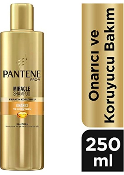 Miracle Şampuan Onarıcı Ve Koruyucu Bakım Keratin Koruyuculu, Kuru, Mat Ve Yıpranmış Saçlar