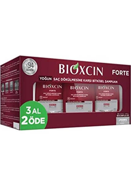 Forte 3 Al 2 Öde Bitkisel Şampuan (3 X 300 Ml)