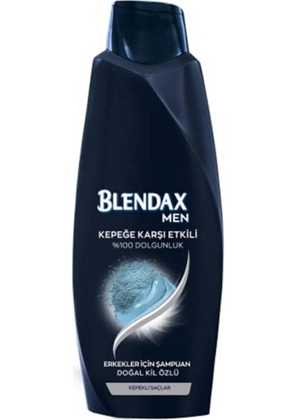 Erkekler Için Kepeğe Karşı Etkili Kil Özlü Şampuan (500 Ml)