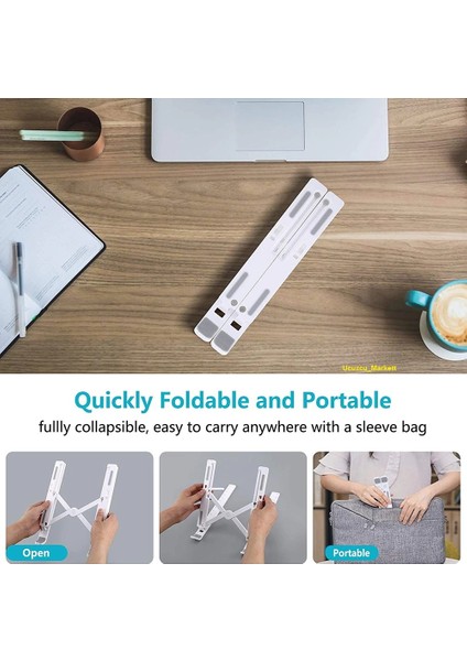 Laptop - Tablet Standı (Metal + Ayarlanabilir) fırsatları