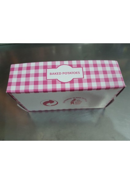 Kumpir Kutusu PK:100 Lü Takribi Boy 15 Cm *en 9 Cm* Derinlik 4 Cm