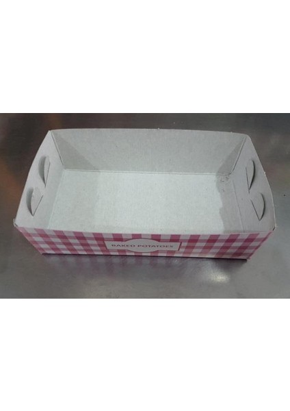 Kumpir Kutusu PK:100 Lü Takribi Boy 15 Cm *en 9 Cm* Derinlik 4 Cm