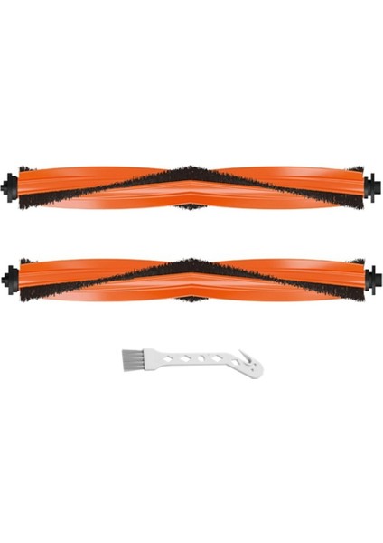 Xiaomi STYTJ06ZHM Için 2 Paket Rulo Fırça Aksesuarları Mijia Pro Kendi Kendini Temizleyen Robot Elektrikli Süpürge Parçaları (Yurt Dışından)