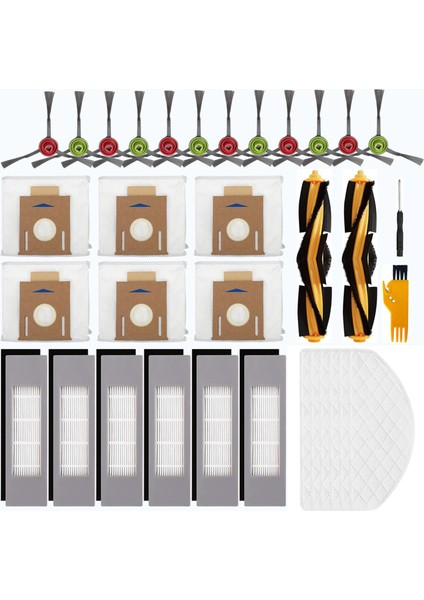 Ecovacs Için Aksesuar Kiti Deebot Ozmo T8 Aıvı T8 Max N8 Pro N8 Pro+ Robot Elektrikli Süpürge Yedek Parçaları (Yurt Dışından)