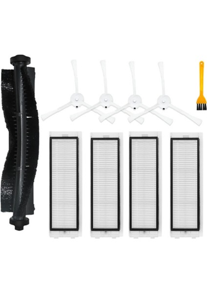 360 S5 / S7 / S7 Pro Robot Elektrikli Süpürge Yedek Parça Için Yedek Ana Fırça Yan Fırça Hepa Filtre Su Deposu Filtresi (Yurt Dışından)