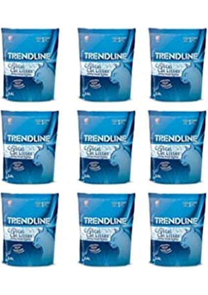 Kristal Silika Kedi Kumu 3.6 Lt x 9 Adet