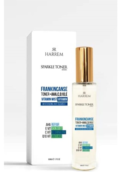 Onarıcı, Aydınlatıcı, Aha, E, C ve Q10 Vitamin Tonik 50 ml