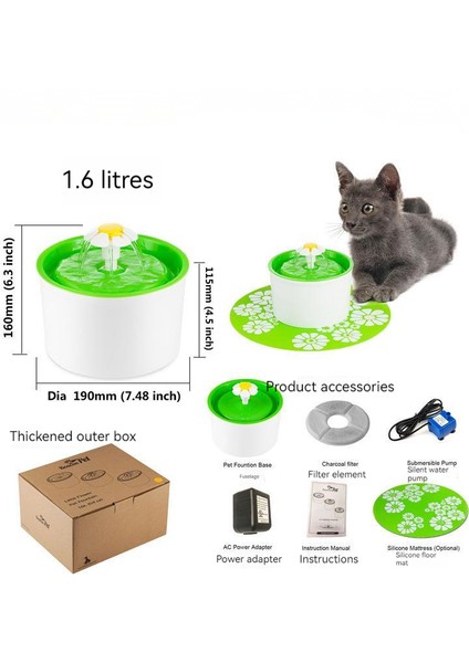 Çeşme Çiçek Pet Elektrikli Su Minderli fiyatları