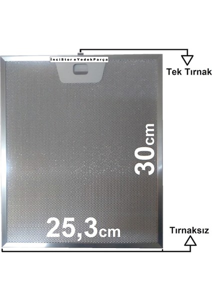 Cwb 6441 Br Davlumbaz Filtresi Aspiratör Filtre 9189387004