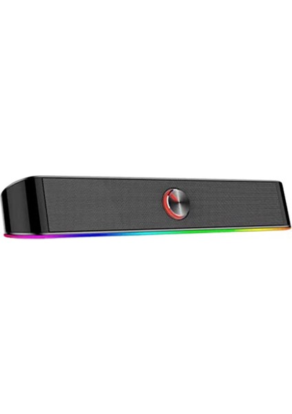 DHE-6003 Kablolu Soundbar Hoparlör Rgb Oyuncu Işıklı Touch