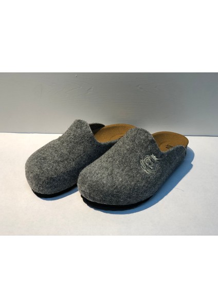 Kadın Erkek Keçe Kumaş Tam Ortopedik Kışlık Ses Yapmaz Ev Terliği