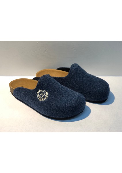 Kadın Erkek Keçe Kumaş Tam Ortopedik Kışlık Ses Yapmaz Ev Terliği