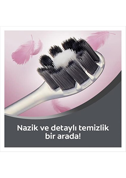 Foamsoft Siyah Diş Eti Masajı Yumuşak Diş Fırçası fiyatları