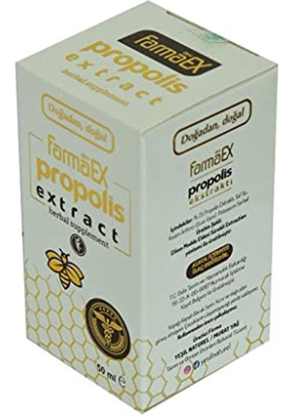 Farmaex- Propolis Damla 50 Ml- Su Bazlı