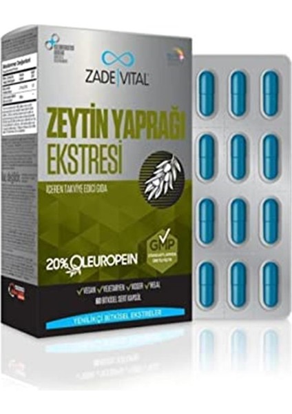Zeytin Yaprağı Ekstresi Içeren Takviye Edici Gıda 40 Sert Kapsül (1 X 40 Adet)