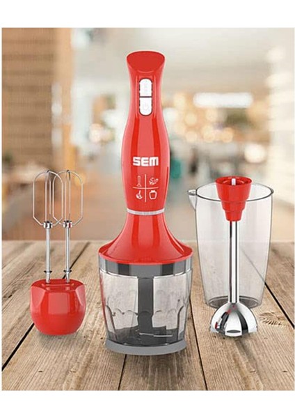 Problade SK233 Blender Set Paslanmaz Çelik 1500W
