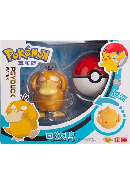 ThreeMB Toys Pokemon Orijinal Lisanslı Elf Topu Psyduck