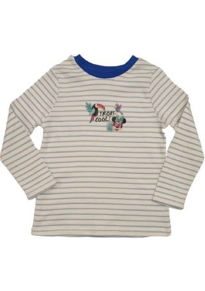 Çizgili Kız Çocuk Sweat