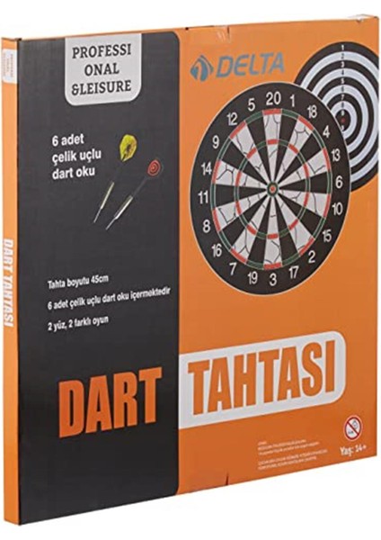 Flocked Dart Seti 45 cm (18 Inç) Büyük Boy + 6 Dart Oku (18 Gr) Hedef Tahtası fırsatları