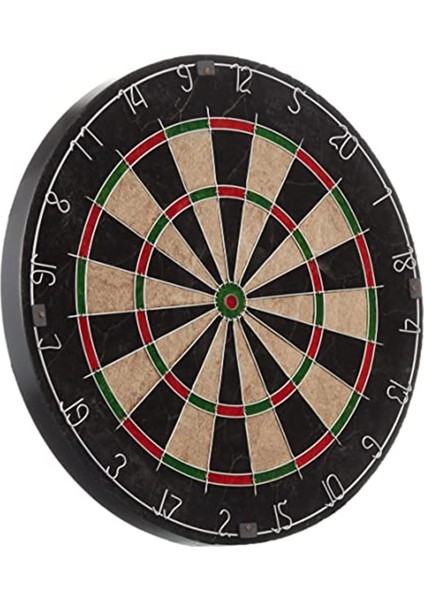 Sisal Dart Seti 45 cm (18 Inç) Büyük Boy + 6 Dart Oku (18 Gr) Hedef Tahtası