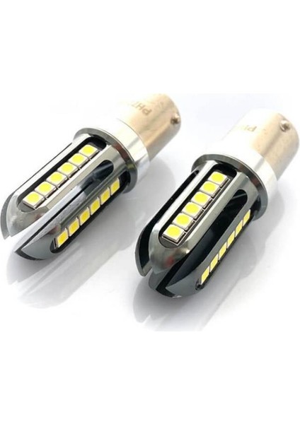 Photon P21W Tek Duy Beyaz LED Stop Veya Geri Vites Oto Ampul 1156 Power Chıp fiyatları