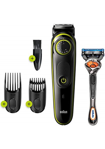 Bt 3241 Saç ve Sakal Şekillendirici, Kablosuz, Yıkanabilir, Kuru Kullanım + Gillette Hediye,