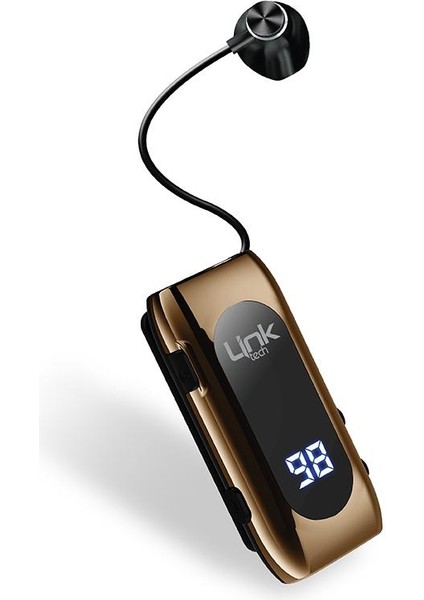 V80 Pro Makaralı Titreşimli Bluetooth Silikonsuz Kulaklık