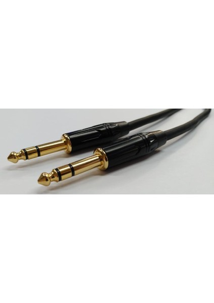 6.3 mm Erkek - Erkek Stereo Trs Kaliteli Kablo 2 Metre