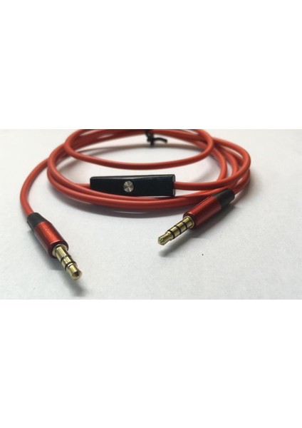 3.5 mm Stereo Mikrofonlu Aux Kablosu Yüksek Kalite