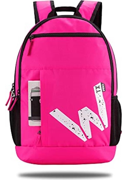 BP-WTX106 Wtxpro Serisi, Su Geçirmez Kumaş, 15.6" Laptop Notebook Sırt Çantası, Pembe