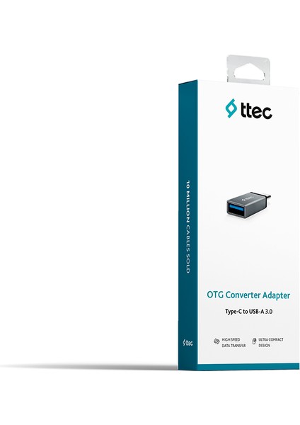 Type-C - Usb-A 3.0 Otg Dönüştürücü Adaptör