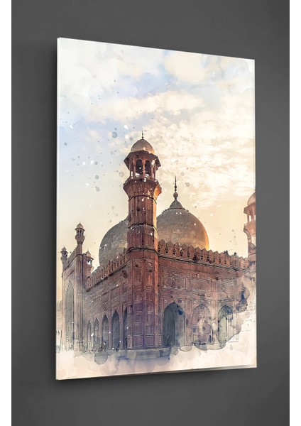 Badshahi Camii Dikey Cam Tablo