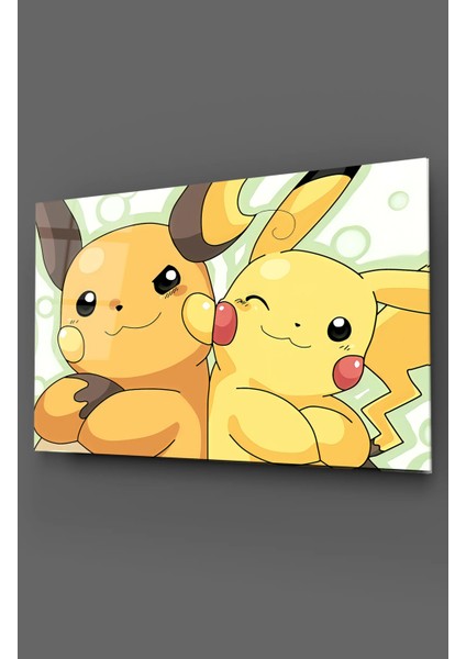 Pokemon Aşk Cam Tablo