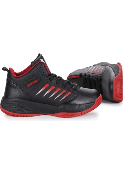 Basketbol Erkek Çocuk Spor Ayakkabı Mikrofiber Tabanlı Sezonsuz Kullanım İçin Tasarlandı